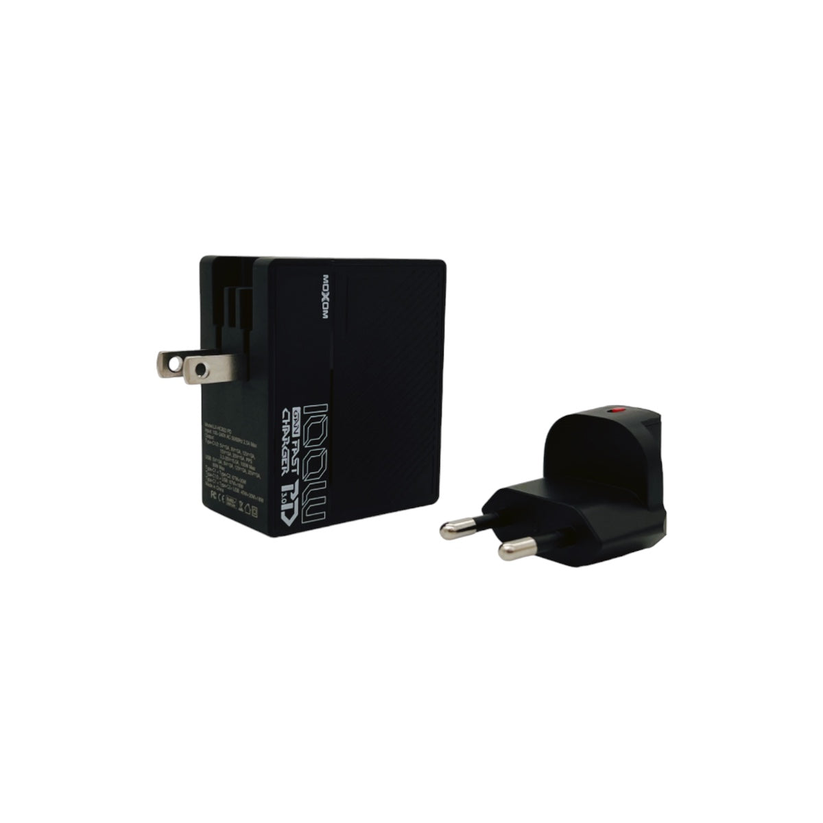 Cargador GaN 100W 3 Puertos Carga Ultra Rápida