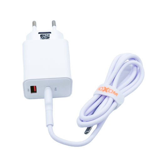 Cargador USB 3.0 18W PD Tipo C 20W + Cable Tipo C a Tipo C