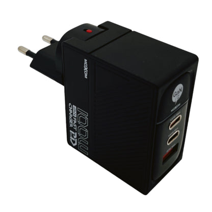 Cargador GaN 100W 3 Puertos Carga Ultra Rápida