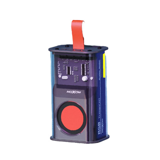 Parlante Bluetooth inalámbrico transparente con sonido de graves